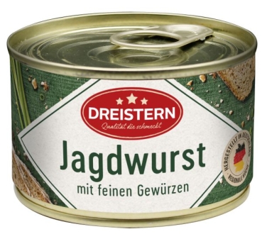 Hausmacher Jagdwurst, fein gewürzt, 160 Gramm
