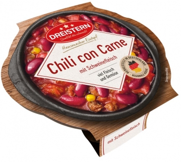 Feuriges Chili Con Carne mit Schweinefleisch, 400 Gramm