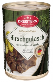 Delikates Hirsch Edelgulasch, 400 Gramm